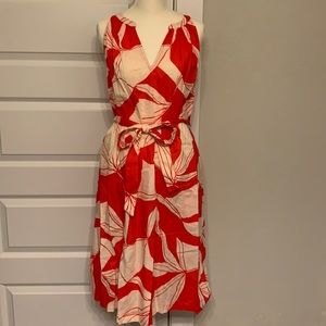 Floral dress.